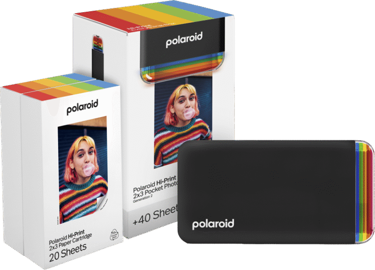 Polaroid – Hi-Print Gen 2 E-Box Printer – Black