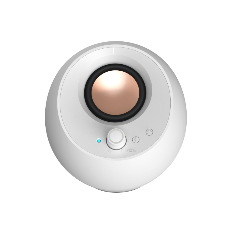 Creative – Pebble Pro Stereo Speakers, White