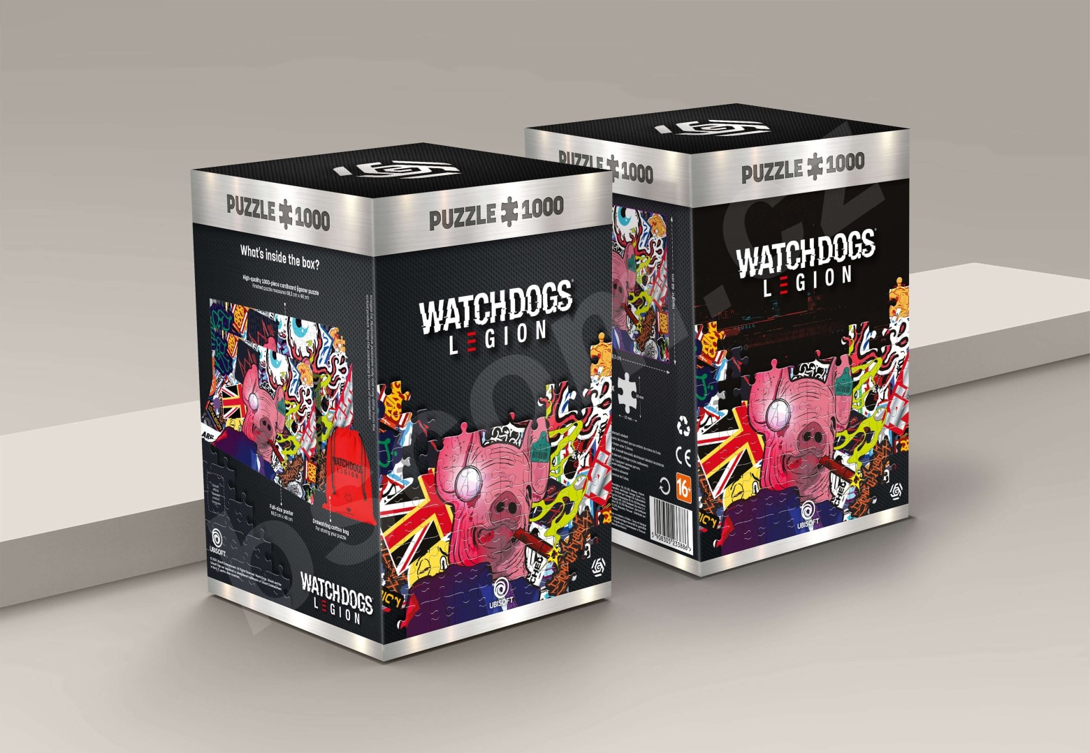 WATCH DOGS LEGION: PIG MASK PUZZLES 1000 pcs
