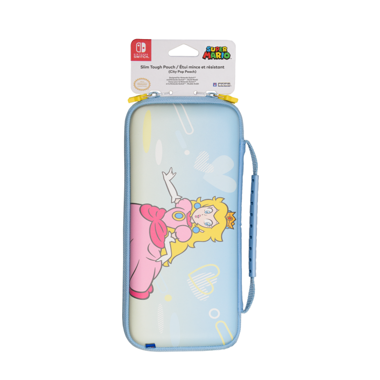Hori Slim Tough Pouch (City Pop Peach) for Nintendo Switch™
