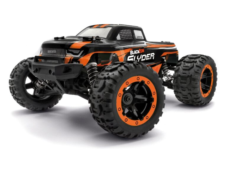 BLACKZON – Slyder MT 1/16 4WD Electric Monster Truck – Orange (540099)
