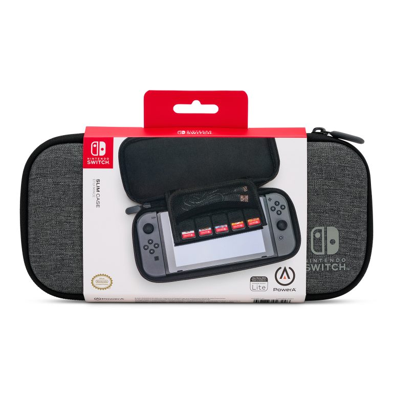 PowerA Slim Case for Nintendo Switch – Charcoal /Nintendo Switch