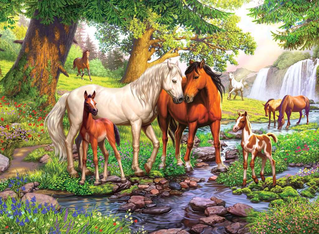 Ravensburger - Horses By The Stream 300p - 12904