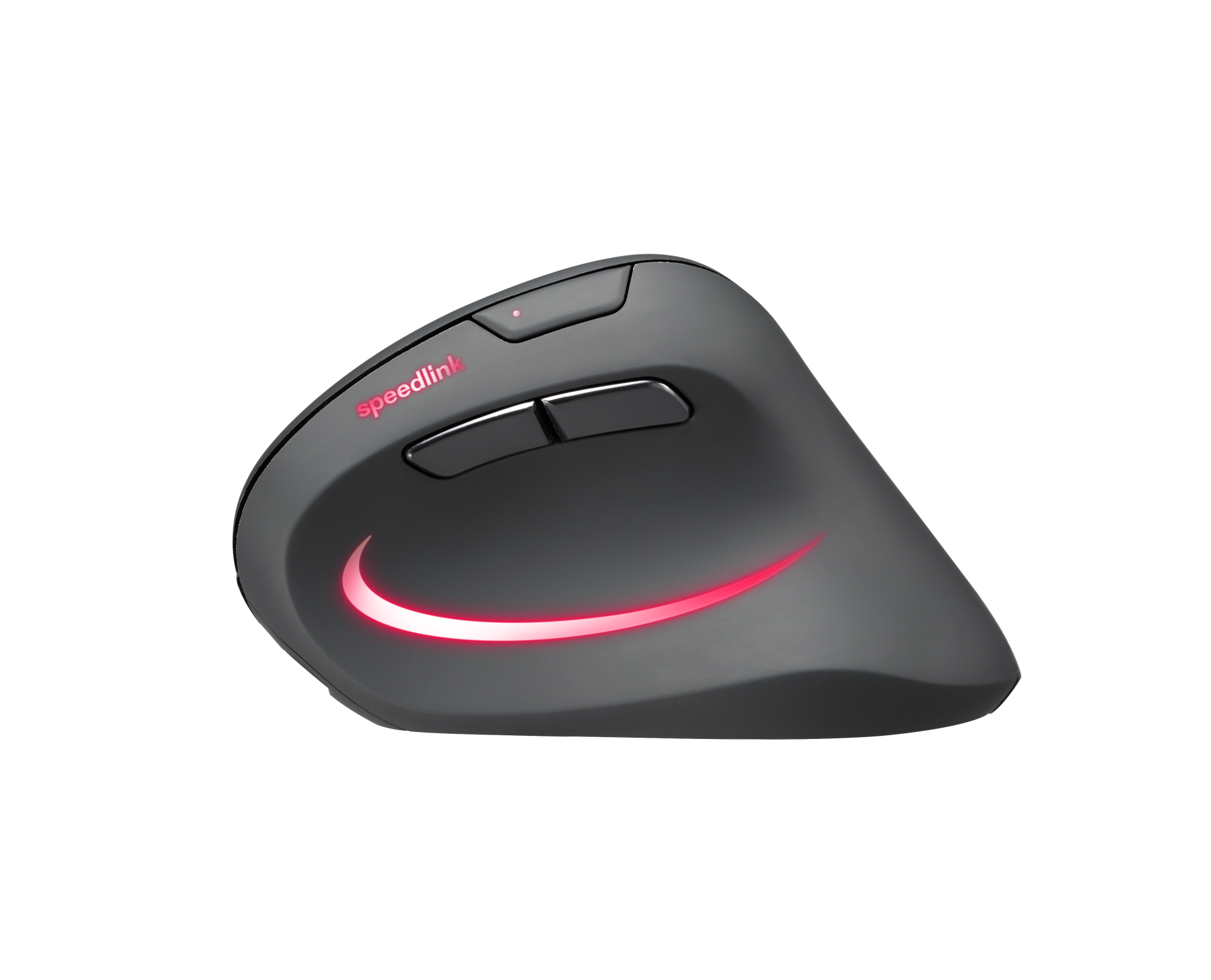 Speedlink - PIAVO PRO Illuminated Rechargeable Vertical Ergonomic Mouse - wireless, rubber-black