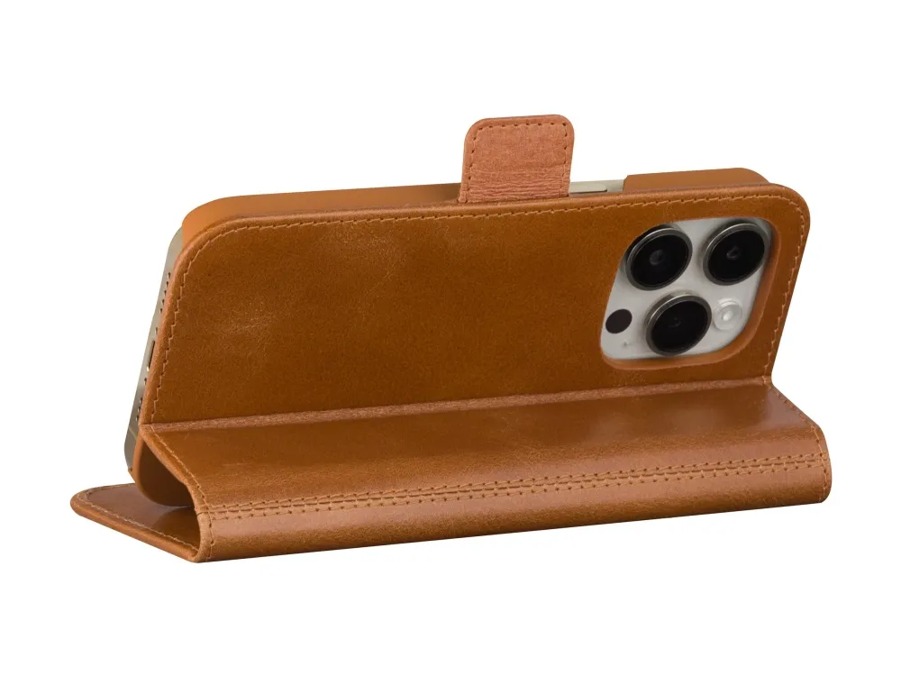 dbramante1928 - Copenhagen Flip Case - iPhone 15 Pro Max - Tan