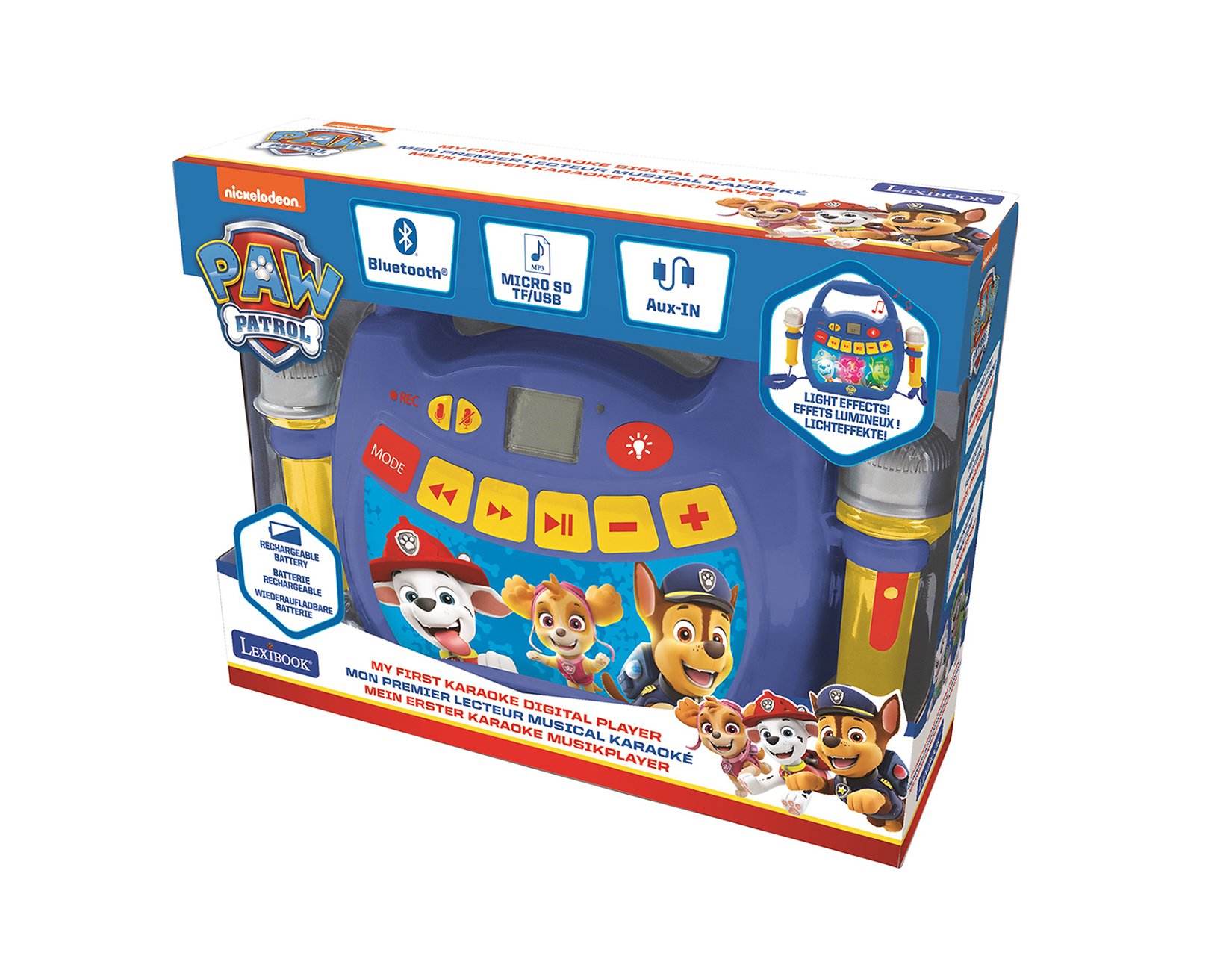 Lexibook - Paw Patrol - Light Bluetooth Speaker (MP320PAZ)