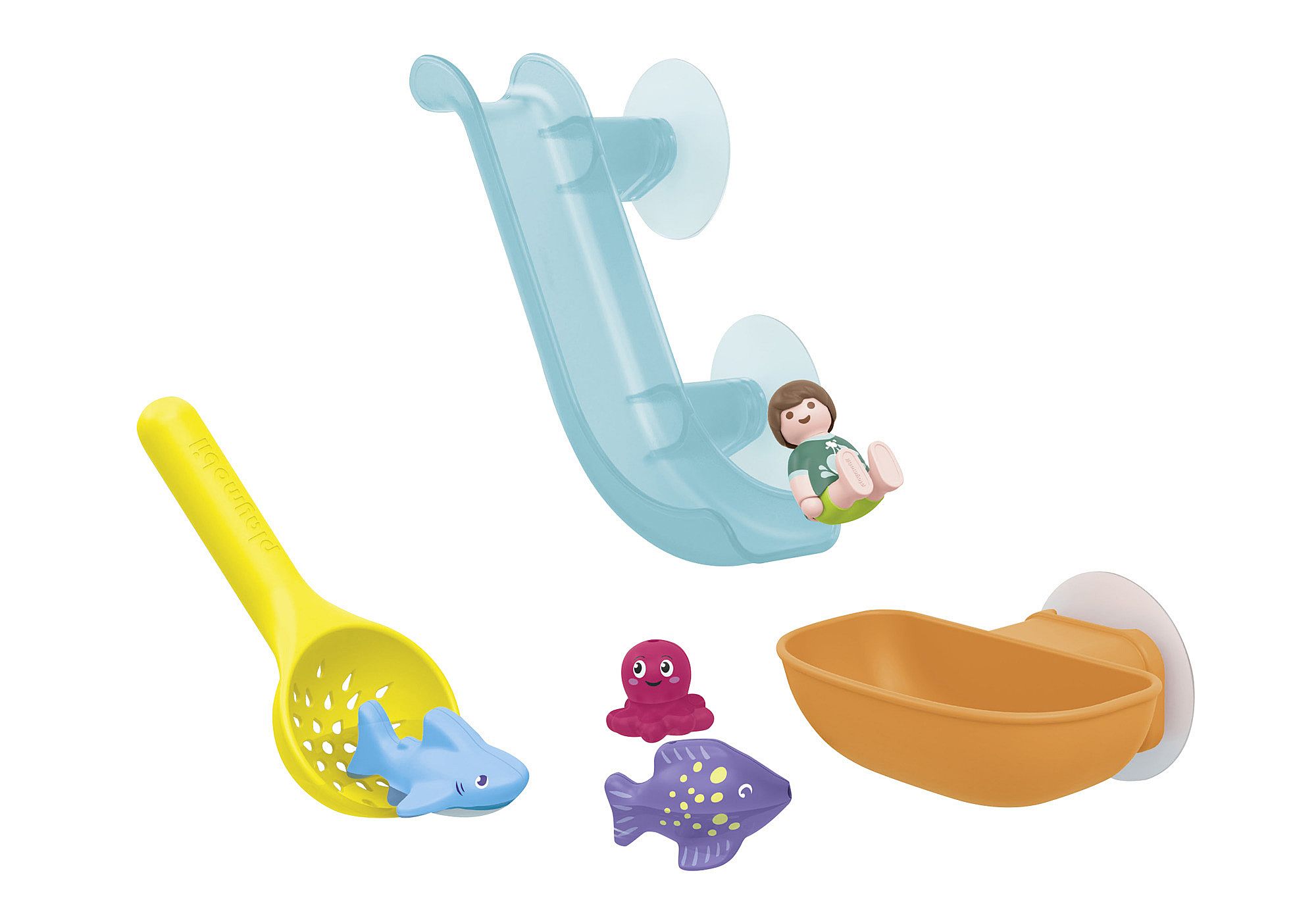 Playmobil - JUNIOR AQUA: Water Slide with Sea Animals (71689)
