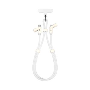 Sbox LANYARD WHITE Type-C -Type-C 1.5m White