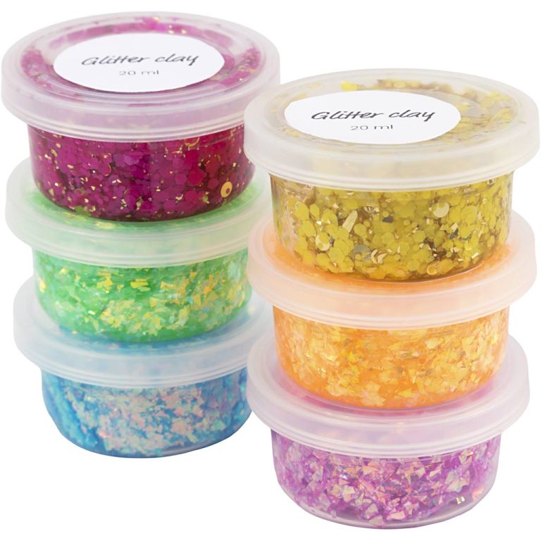 DIY Kit – Glitter Clay 6 pcs. (78746)