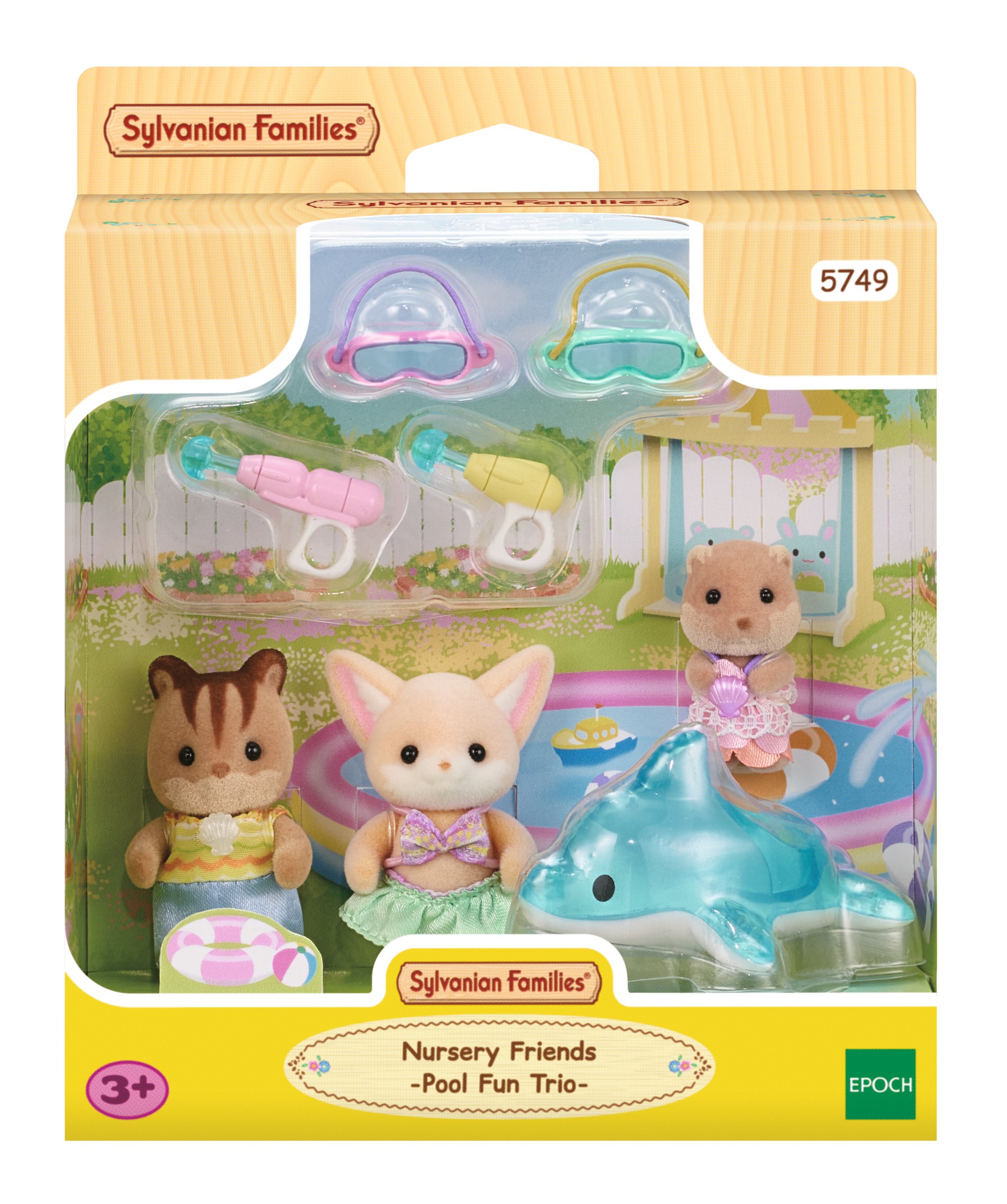 Sylvanian Families - Kindergarten Friends - Wading Pool Trio (5749)