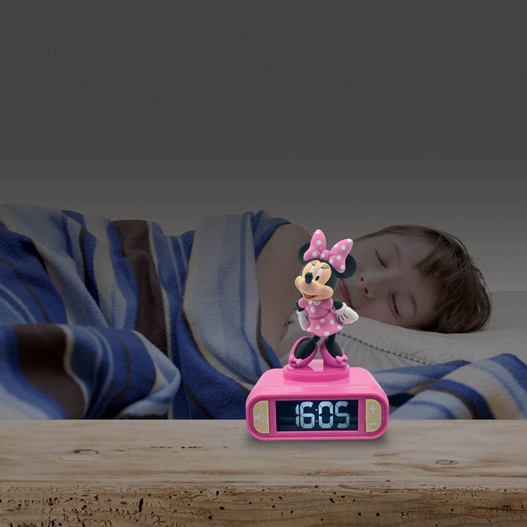 Lexibook – Minnie 3D Digital alarm clock & night light (RL800MN)