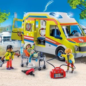 Playmobil - Ambulance with light and sound (71202)
