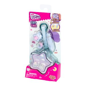 Real Littles Tiny Tins, Real Metal Tin With 4 Charms, Includes Real Working Stationery  - Clip on Playset - asst. (30496)