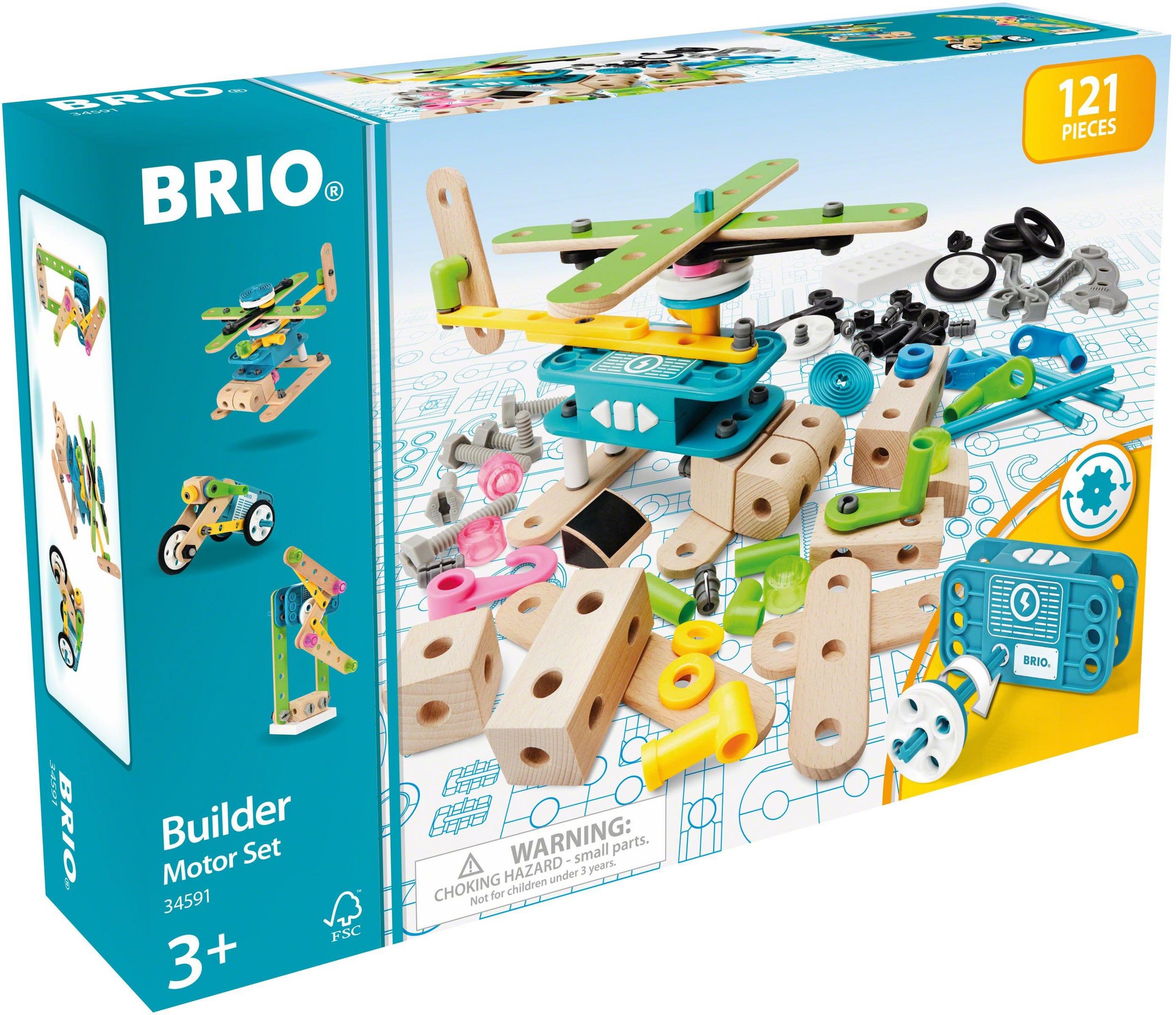 BRIO - Builder Motor Set - 121 pieces (34591)