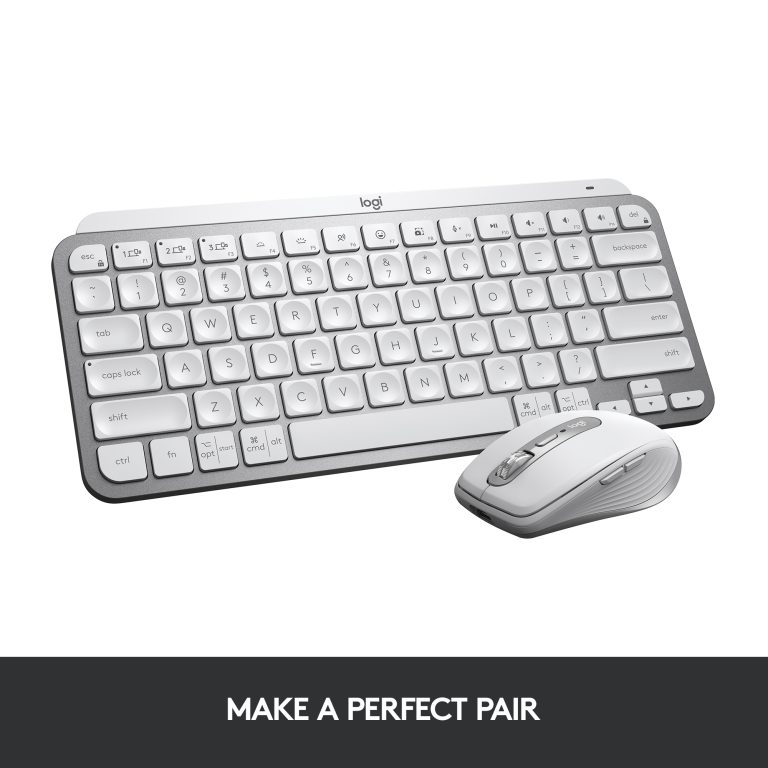Logitech – MX Keys Mini Minimalist Wireless Illuminated Keyboard – Nordic Layout