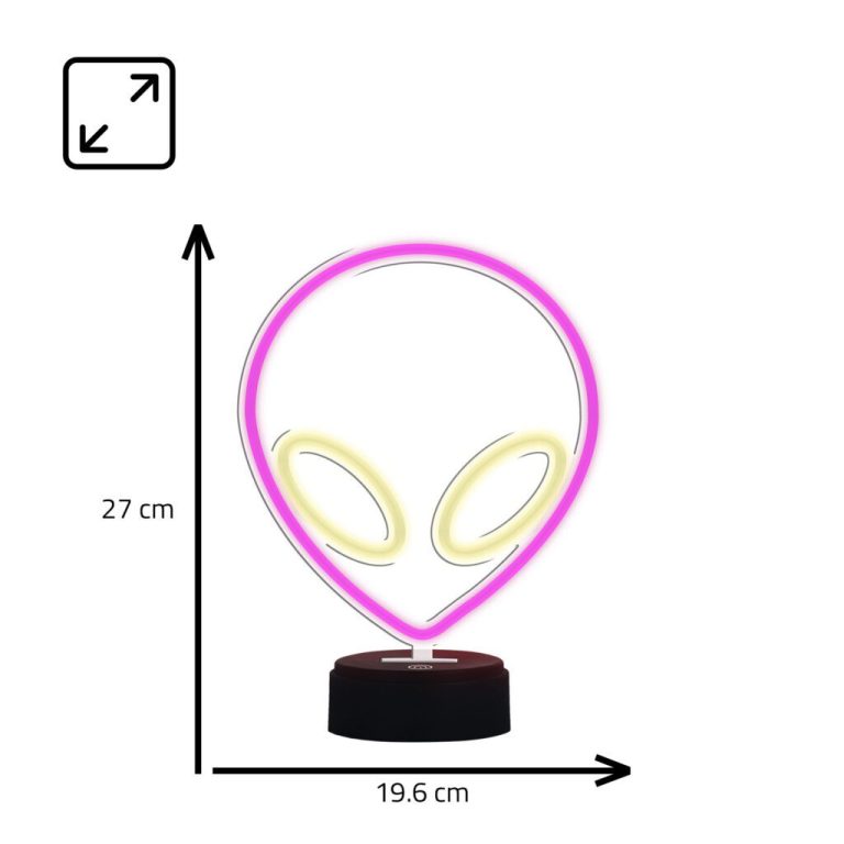 Manta SNL86PK Style Neon Lights UFO Pink