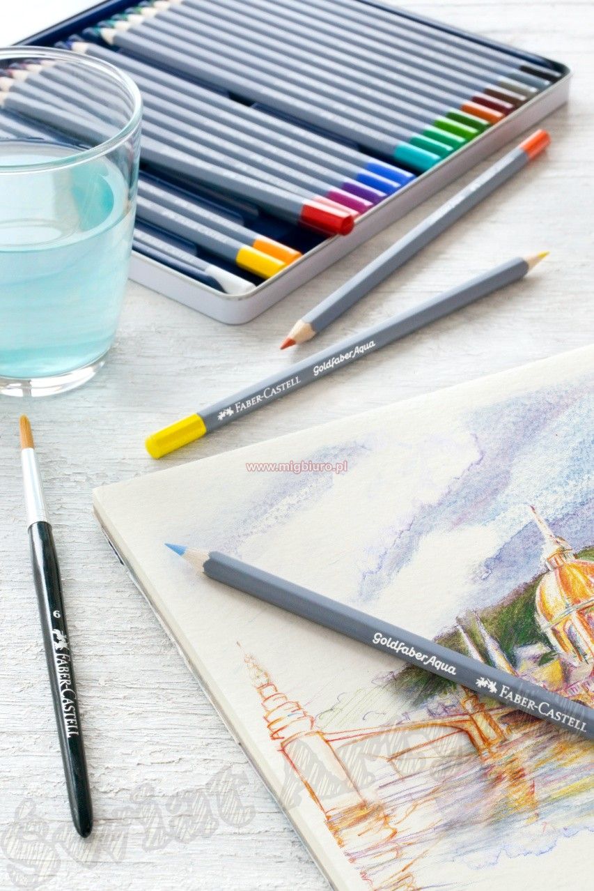 Faber-Castell - Goldfaber akvarel tin, 36 pc (114636)