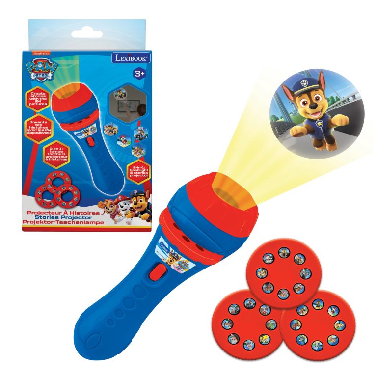 Lexibook – Paw Patrol Stories Projector and Torch Light – (LTC050PA)