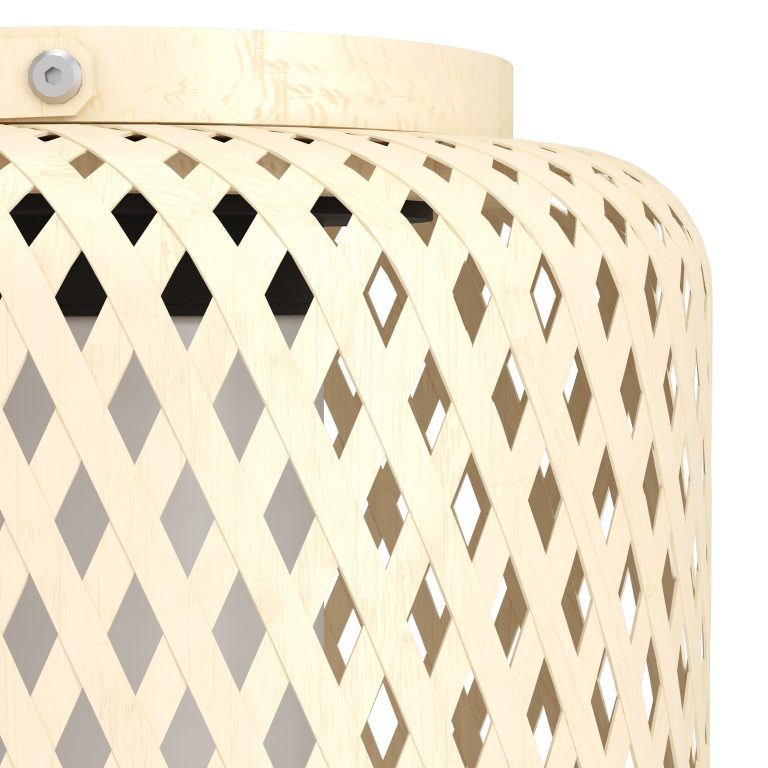 EGLO Marliano Solar Lantern – Elegant Brown/White Indoor & Outdoor Light