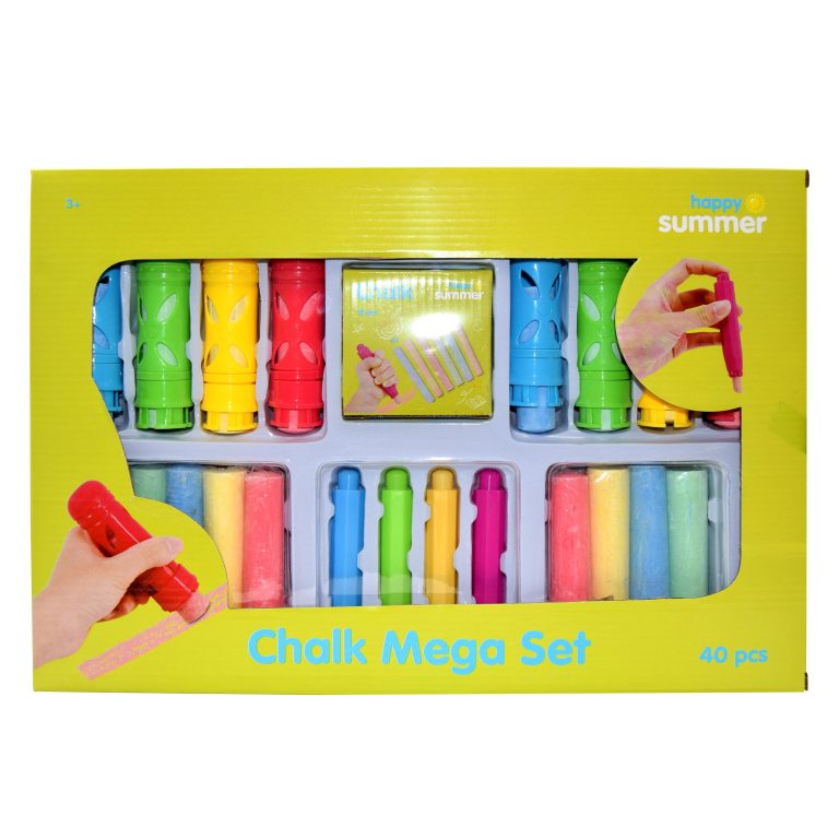 HAPPY SUMMER – Chalk Mega Set 40 pcs. (303202)