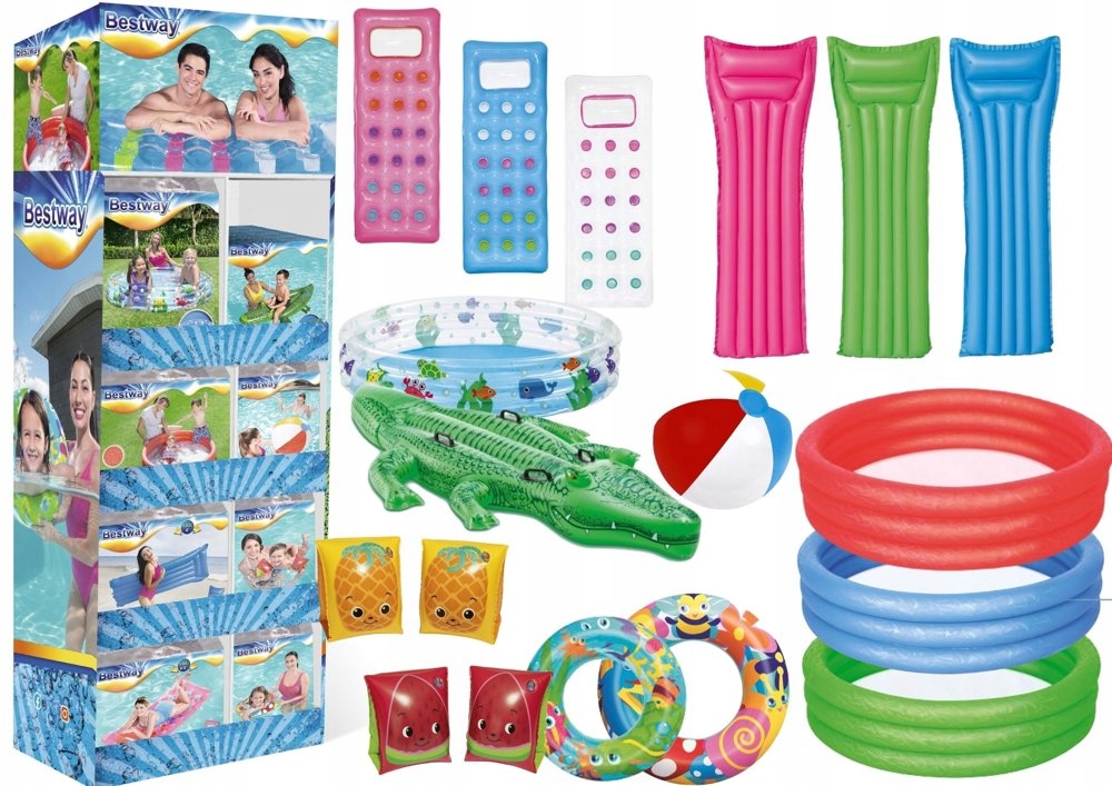 Bestway - Bestway Assorted Toy Floor Display 147pcs (30001)