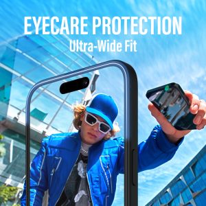 PanzerGlass - EyeCare Screen Protection - iPhone 16 Plus - Ultra Wide Fit