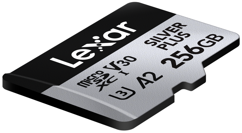 Lexar - microSDXC Professional SILVER Plus UHS-I/U3/A2/4K R205/W150 (V30) - 256GB