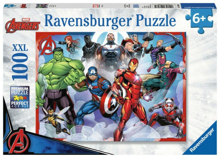 Ravensburger Marvel Avengers Assemble XXL Jigsaw Puzzle – 100 Pieces (10110808)