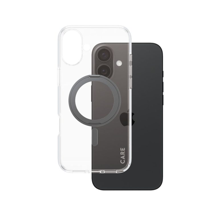 CARE by PanzerGlass – Case – Transparent Black – MagSafe – iPhone 16 Plus
