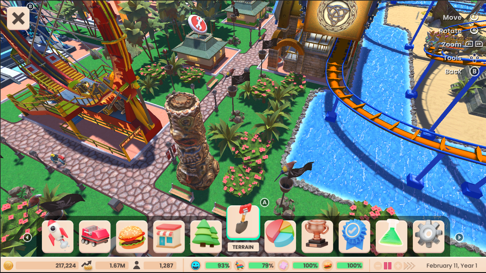 RollerCoaster Tycoon (Adventures Deluxe)