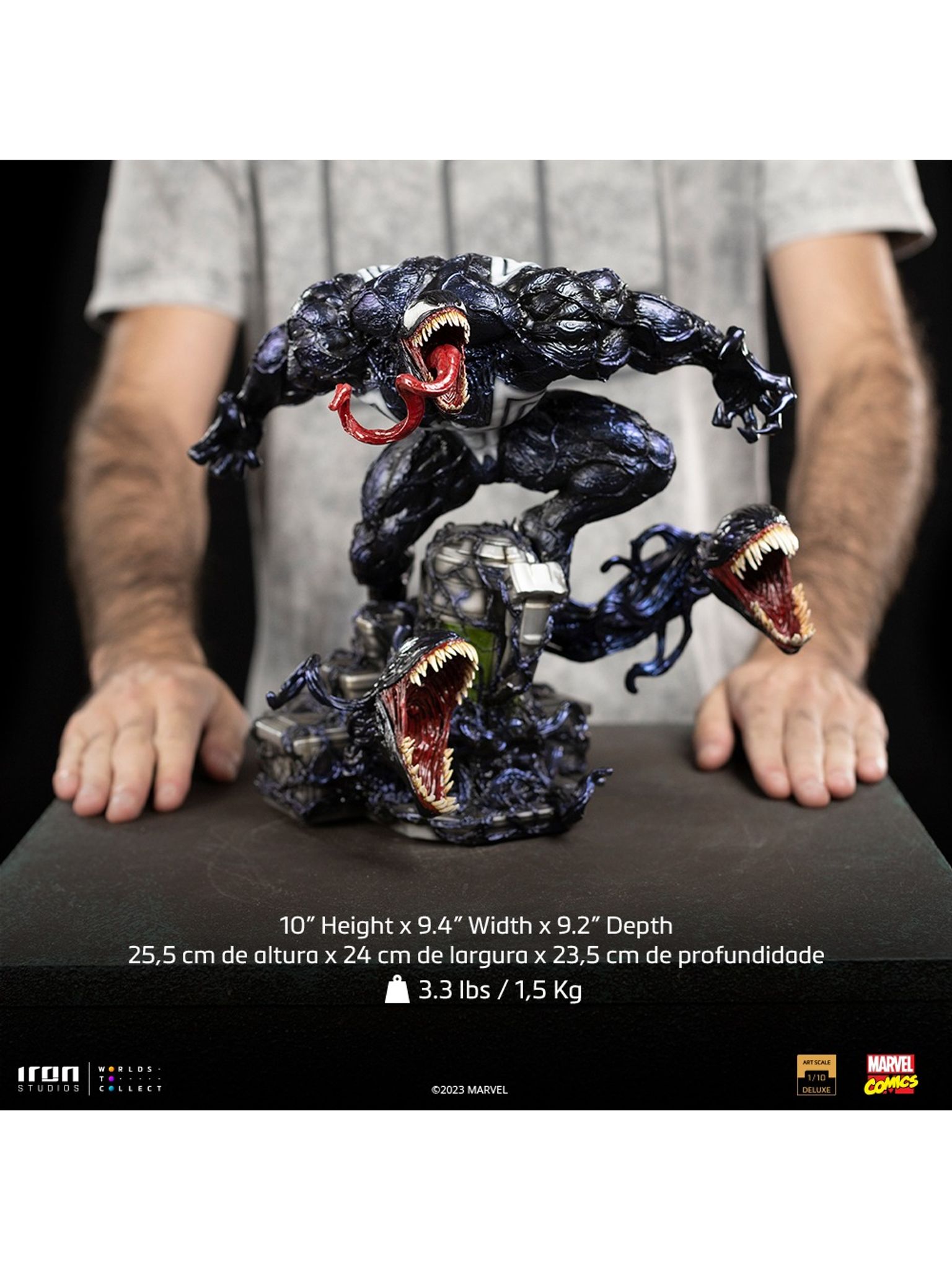 Spider-man vs Villains – Venom Deluxe Statue Scale 1/10 – Preču bāze