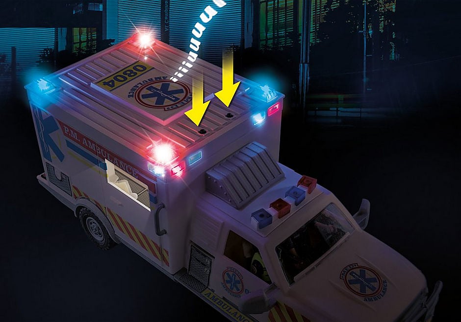 Playmobil - US Ambulance with Lights and Sound (70936)