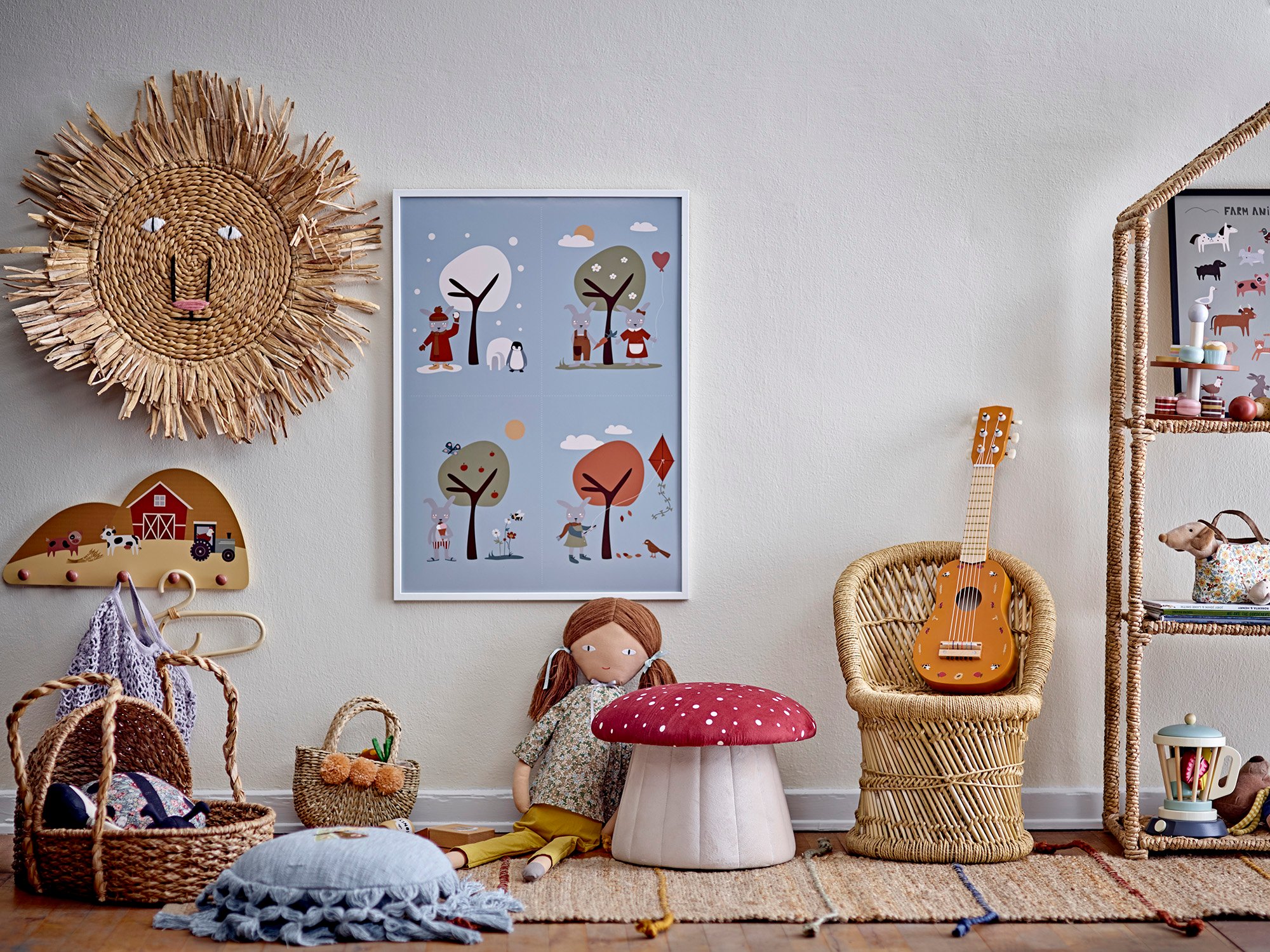 Bloomingville MINI - Lue Mushroom Pouf (82048762)