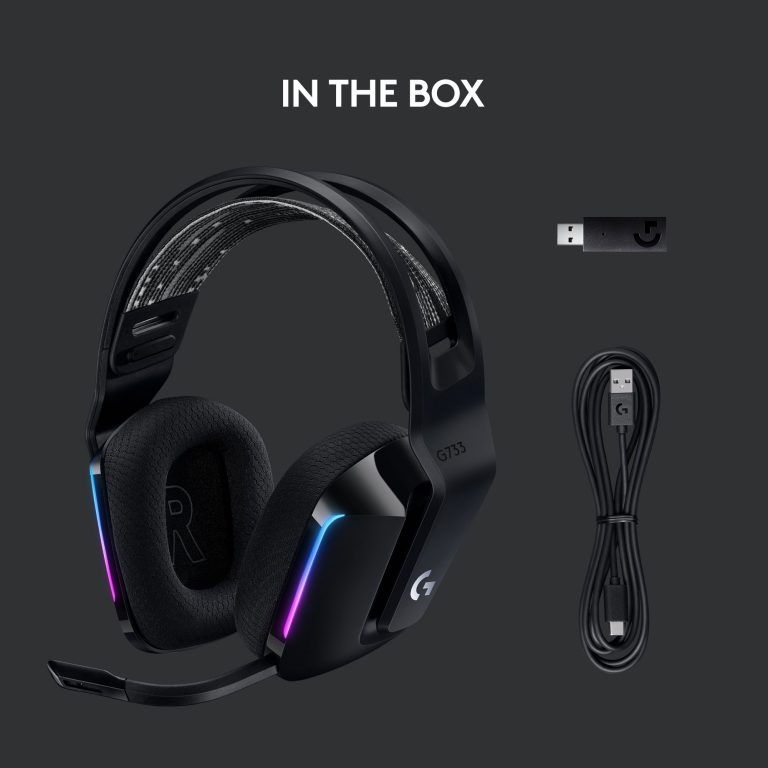 Logitech – G733 LIGHTSPEED Headset – BLACK – 2.4GHZ