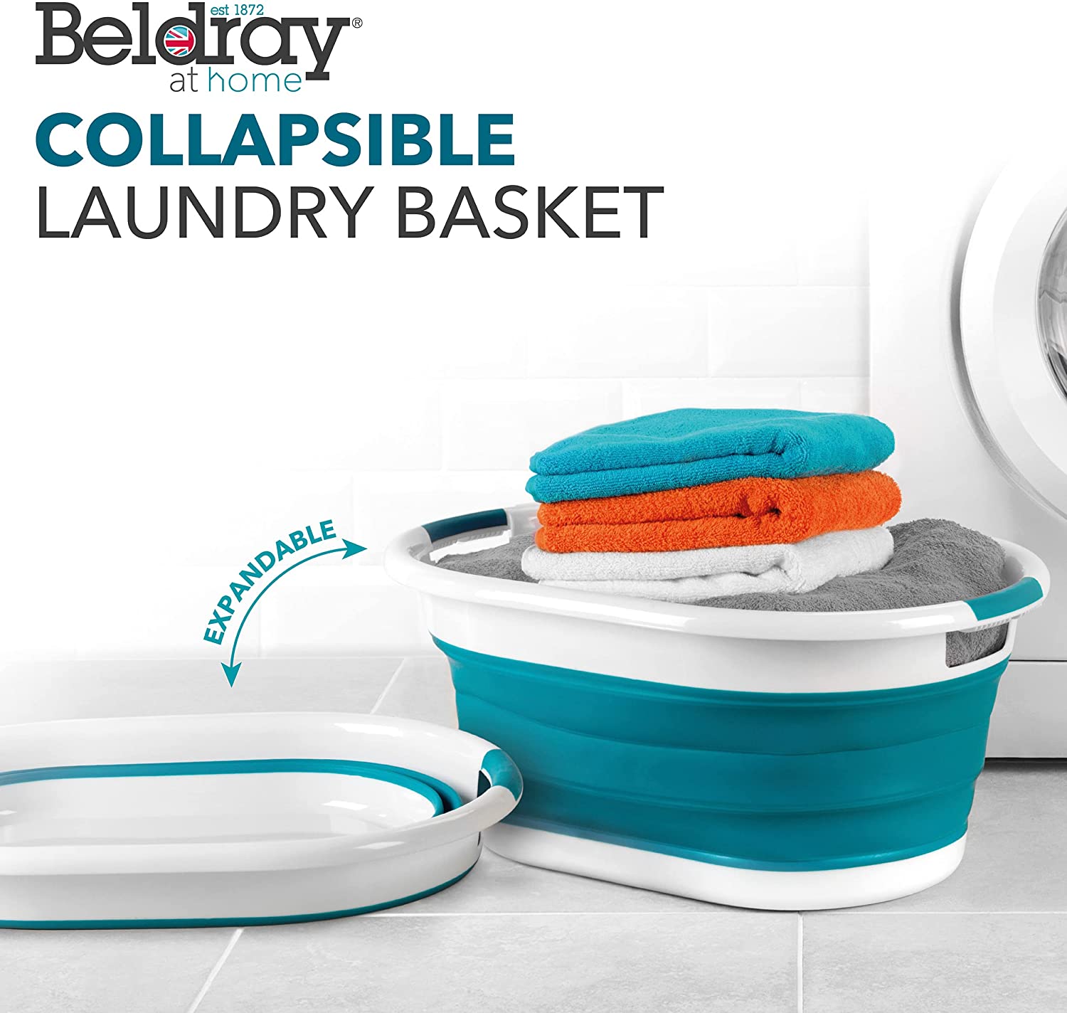 Beldray LA034816TQFEU7 COLLAPSIBLE White/Green