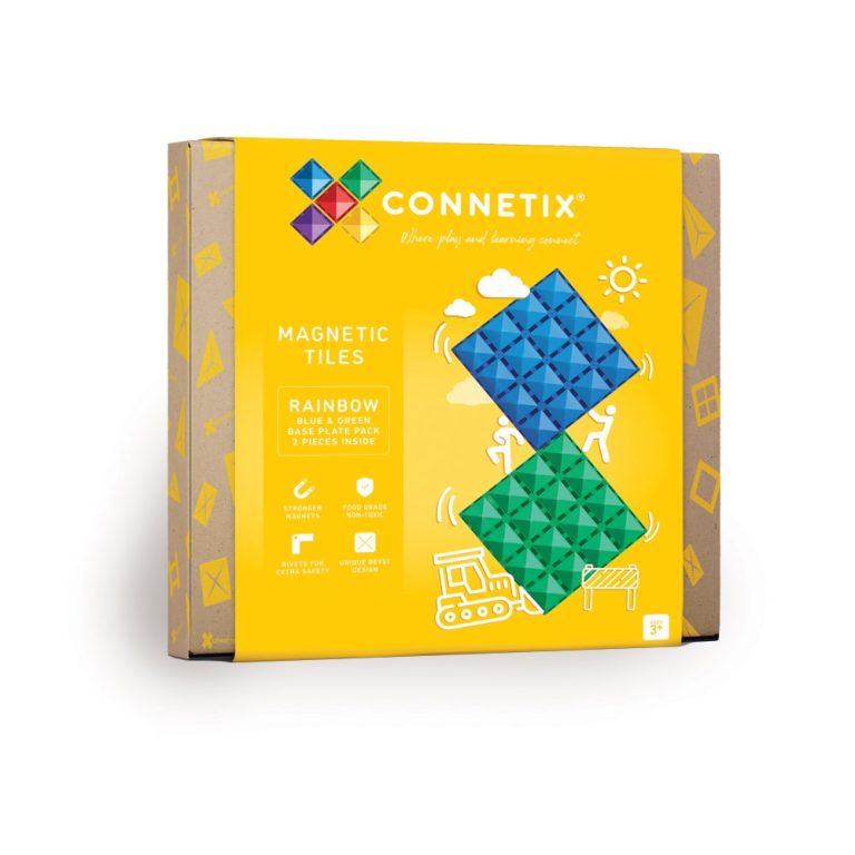Connetix – Base Plate – Rainbow Blue & Green (CT-R-BG002-BP)