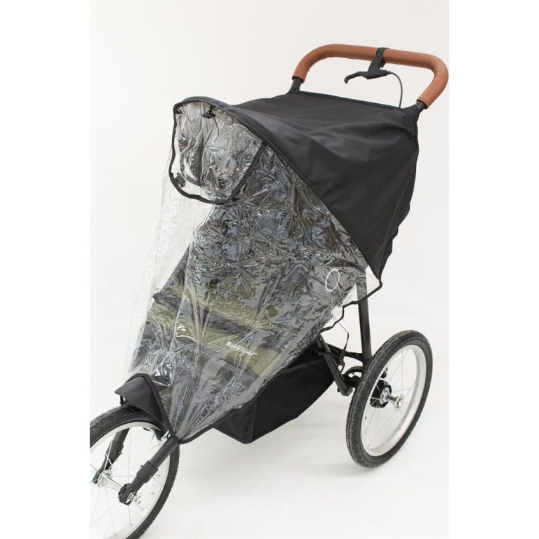 TRILLE – Raincoat Jogger With opening in Top, Black