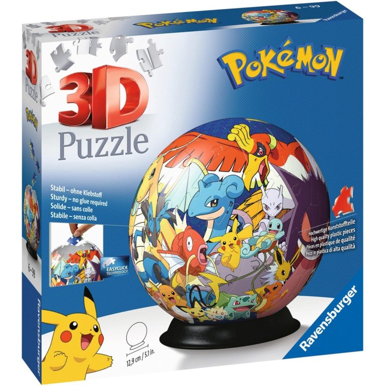 Ravensburger – Pokémon 3D Puzzle-Ball 72p – (10311785)