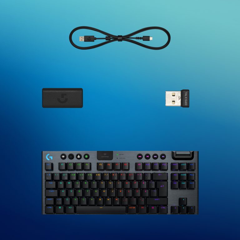 Logitech – G915 X LIGHTSPEED TKL Low-Profile Wireless Gaming Keyboard