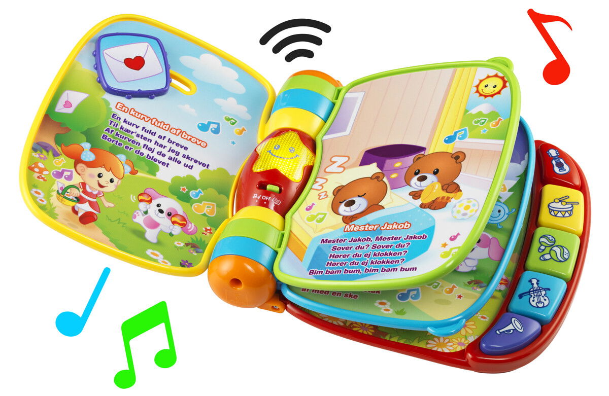 Vtech - Baby Musicbook with Kids Songs (Danish) (950-166732)