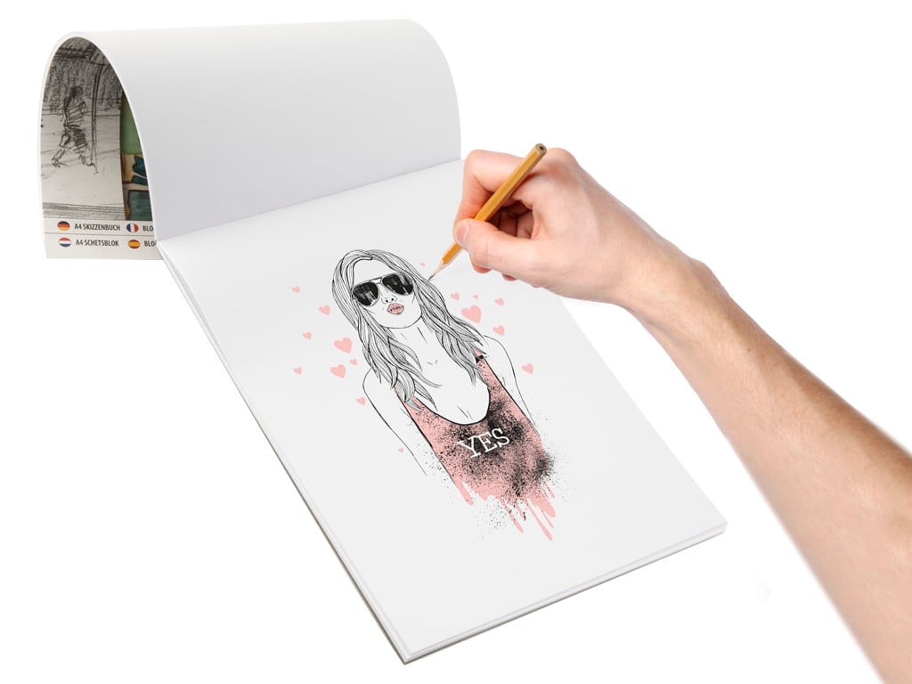 Grafix - Sketch Pad A4 - 80 Sheets - (K-150013)