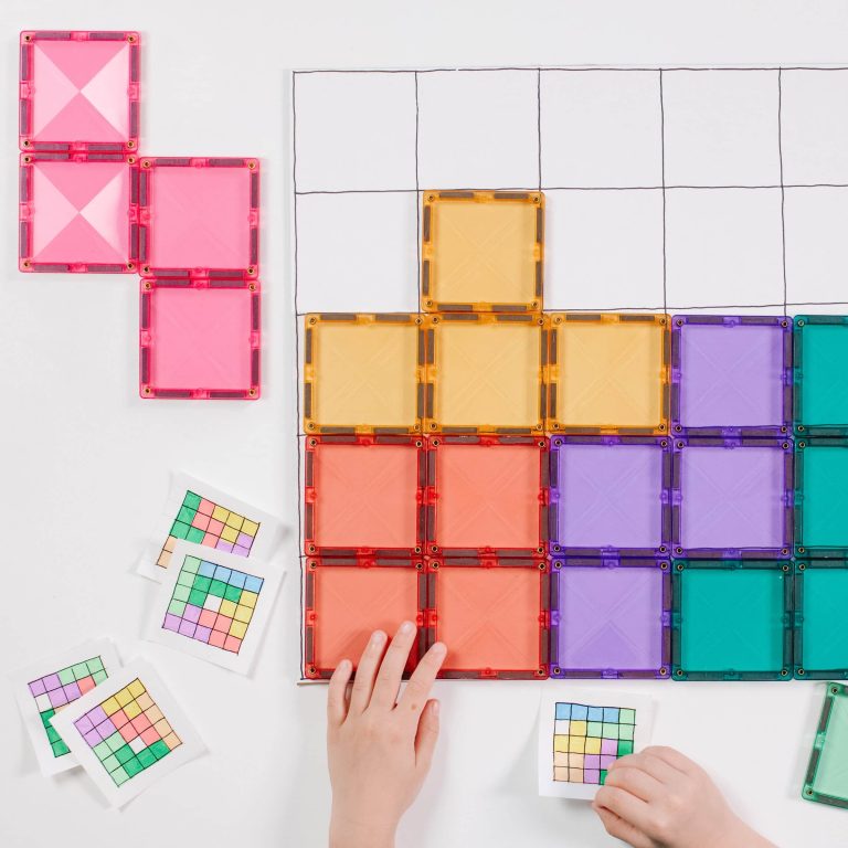 Connetix – Pastel Square Pack 40 Pieces (CT-P-00040-SQ)