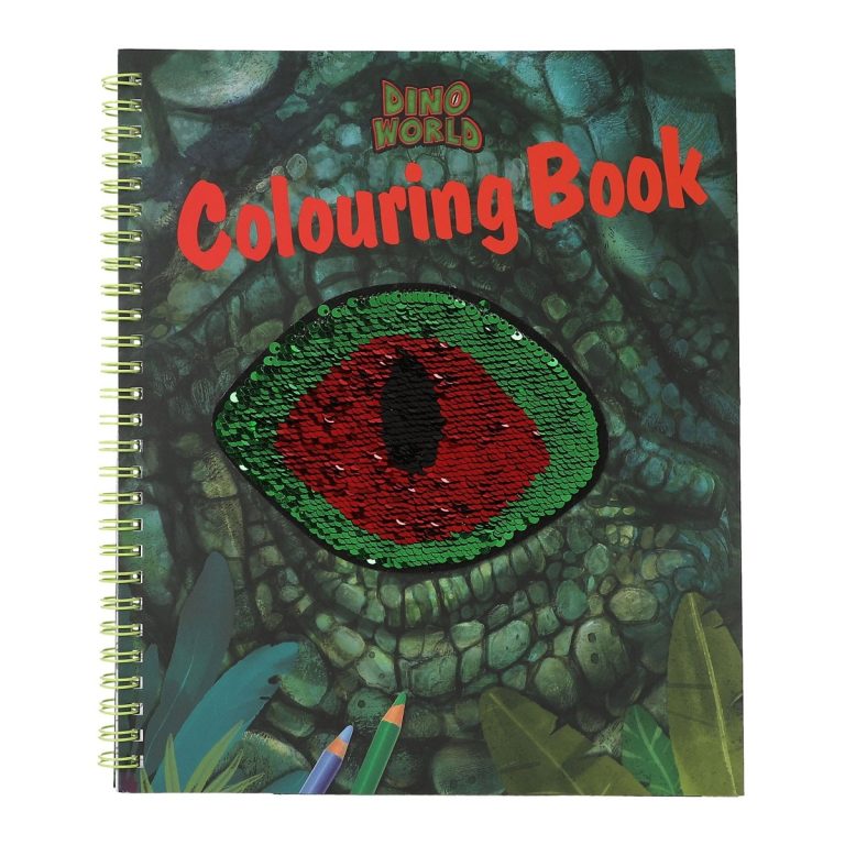 Dino World – Colouring Book With Reservible Seqins ( 0412757 )
