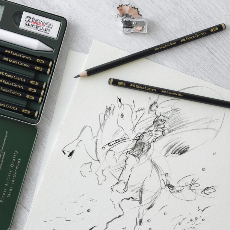 Faber-Castell – Set Pitt Graphite Matt tin (11 pcs) (115220)