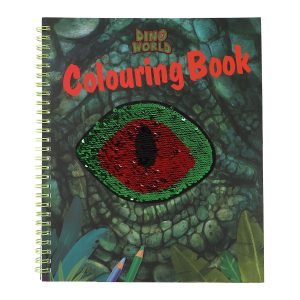 Dino World - Colouring Book With Reservible Seqins ( 0412757 )