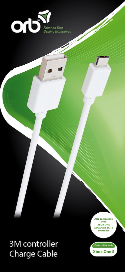 ORB controller charge cable (3m cable) – for Xbox One S