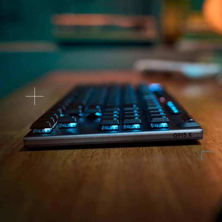 Logitech – G915 X LIGHTSPEED TKL Low-Profile Wireless Gaming Keyboard