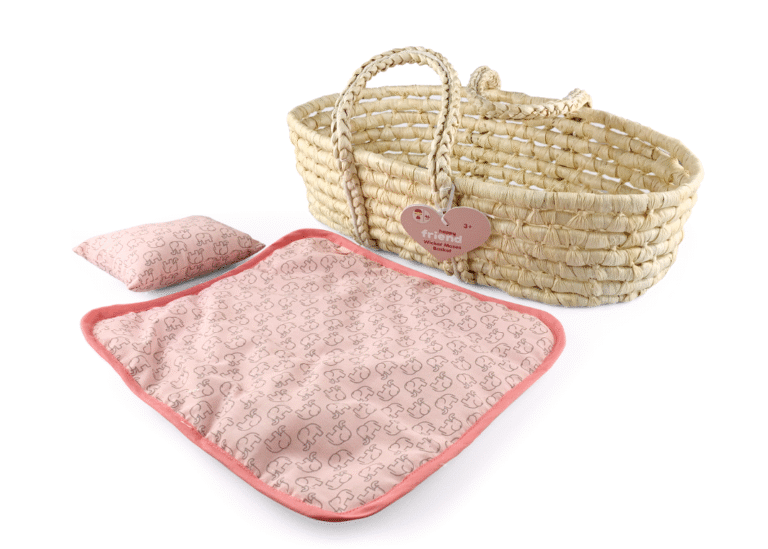Happy Friend – Wicker Moses Basket (504318)