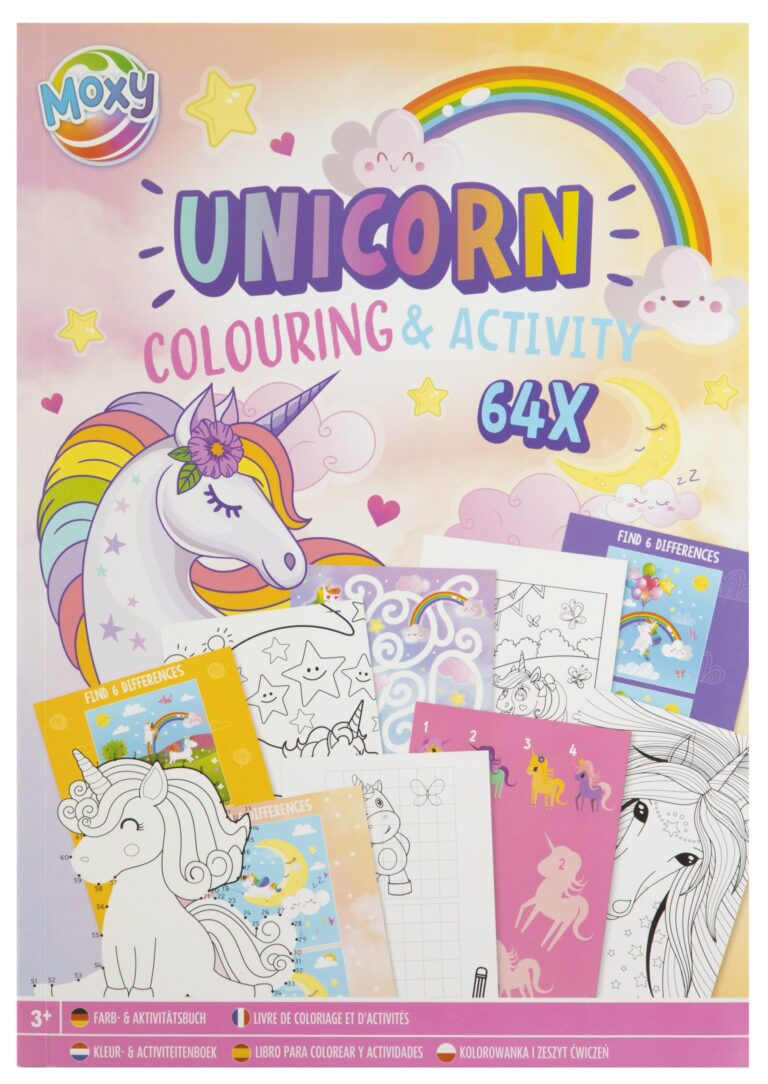 Moxy – Colouring & Activity Book – Unicorn (150068)