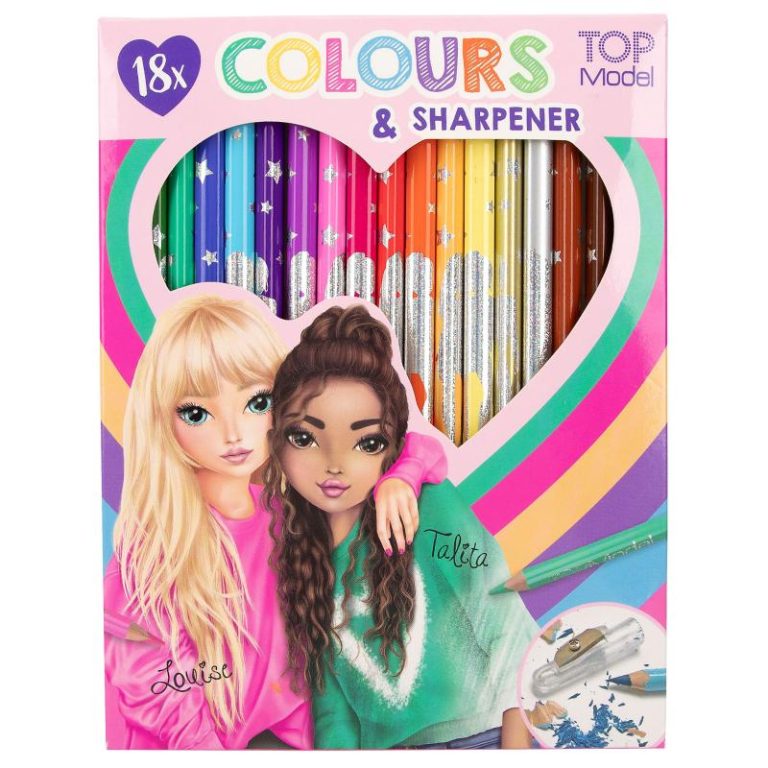 TOPModel – 18 Colouring Pencilswith sharpener – (0612215)